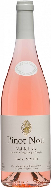 Вино Флориан Молле Пино Нуар (Florian Mollet Pinot Noir) розовое сухое 0,75л Крепость 12%