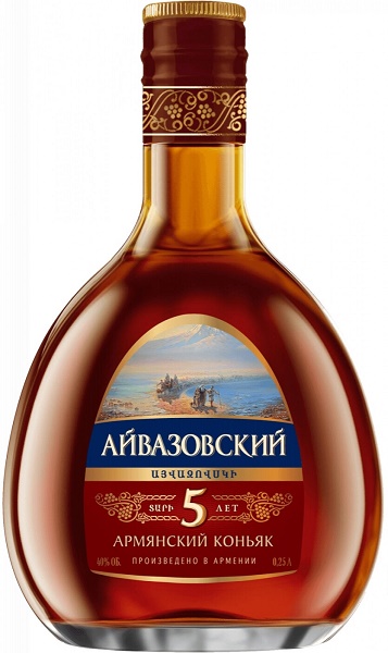 Коньяк Айвазовский (Cognac  Aivazovsky) 5 лет 0,25л Крепость 40%