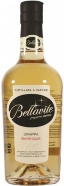 Граппа Беллавите Баррик (Bellavite Barrique) виноградная 0,5л Крепость 40%