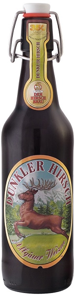 Пиво Хиршбрау Дунклер Хирш Темный Олень (Dunkler Hirsch) темное 0,5л Крепость 5,2%