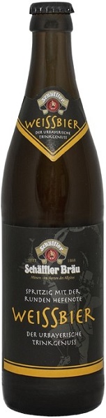 Пиво Шеффлер Вайсбир (Beer Schaeffler Weissbier) нефильрованное светлое 0,5л Крепость 5,2%