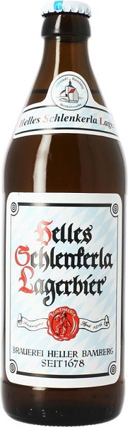Пиво Шленкерла Хеллес Лагер (Beer Helles Lagerbier) фильтрованное светлое 0,5л Крепость 4,3%
