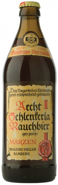 Пиво Шленкерла Раухбир Мерцен (Beer Schlenkerla Rauchbier Marzen) фильтрованное темное 0,5л 5,1%