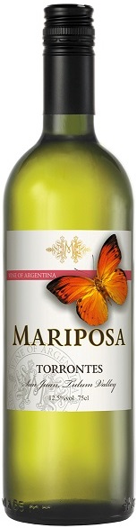Вино Марипоса Торронтес (Mariposa Torrontes) белое сухое 0,75л Крепость 12,5%