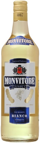 Вермут Монвиторе Бьянко (Vermouth Monvitore Bianco) белый сладкий 1л Крепость 15%