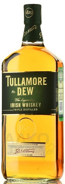 Виски Талмор Дью (Tullamore Dew) 3 года 1л Крепость 40%