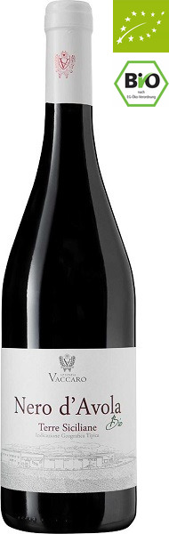 Вино Ваккаро БИО Неро д'Авола (Vaccaro Organic Wine) красное сухое 0,75л Крепость 13,5%