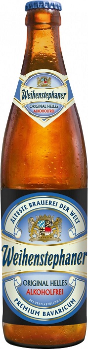 Пиво безалкогольное Вайнштефанер Ориджинал Хеллес (Weihenstephaner) светлое 0,5л 0%
