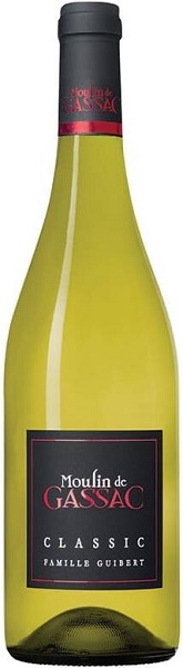 Вино Мулен де Гассак Классик Блан (Moulin De Gassac Classic Blanc) белое сухое 0,75л Крепость 12%