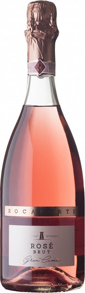 Вино игристое Рокафорте Розе (Rocaforte Rose Brut) розовое брют 0,75л Крепость 12%