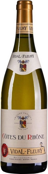 Вино Видаль-Флери Кот дю Рон Блан (Vidal-Fleury Cotes du Rhone Blanc) белое сухое 0,375л 14%