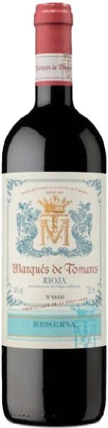 Вино Маркиз де Томарес Резерва (Marques de Tomares Reserva) красное сухое 0,75л Крепость 14%