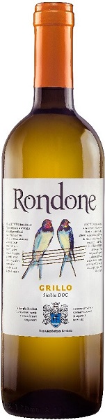 Вино Рондоне Грилло (Rondone Grillo) белое сухое 0,75л Крепость 12,5%
