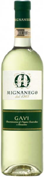 Вино Миньянего Гави (Mignanego Gavi) белое сухое 0,75л Крепость 12,5%