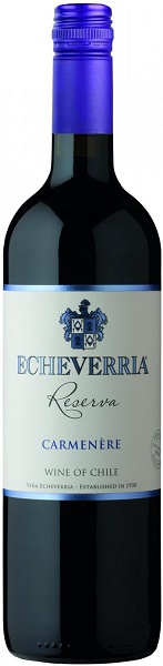 Вино Эчеверрия Карменере Резерва (Echeverria Carmenere Gran Reserva) красное сухое 0,75л 13,5%