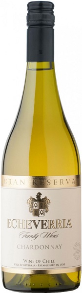 Вино Эчеверрия Шардоне Гран Резерва (Echeverria Chardonnay Gran Reserva) белое сухое 0,75л 13,5%