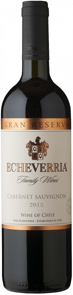 Вино Эчеверрия Каберне Совиньон Гран Резерва (Echeverria) красное сухое 0,75л Красное 13,5%