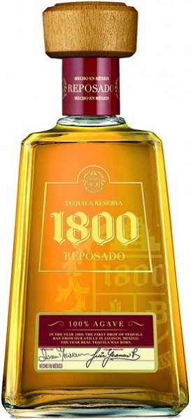 Текила Хосе Куэрво 1800 Репосадо (Tequila Jose Cuervo 1800 Reposado) 0,7л Крепость 38%