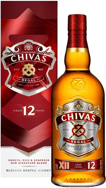 Виски Чивас Ригал (Chivas Regal) 12 лет 1л Крепость 40%
