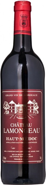 Вино Шато Ламонжо (Chateau Lamongeau) красное сухое 0,75л Крепость 12%