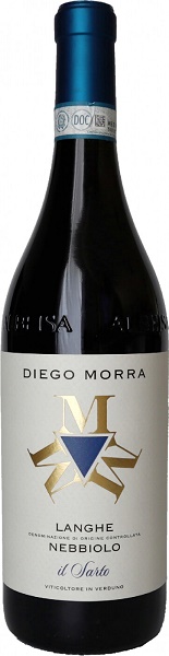 Вино Диего Морра Иль Сарто Ланге Неббиоло (Diego Morra Il Sarto Nebbiolo) красное сухое 0,75л 14,5%