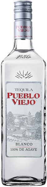 Текила Пуэбло Вьехо Бланко (Pueblo Viejo Blanco) 0,7л Крепость 40%