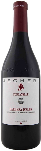 Вино Аскери Фонтанелли Барбера д'Альба (Ascheri Fontanelle Barbera d'Alba) красное сухое 0,75л 14,5%