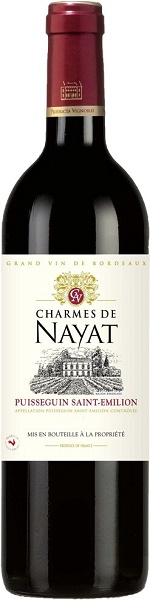 Вино Шарм де Найят Сент-Эмильон (Charmes de Nayat) красное сухое 0,75л Крепость 13,5%