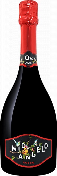 Вино игристое безалкогольное Мио Анджело (Mio Angelo Bianco) красное сладкое 0,75л 0%