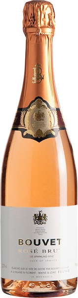 Вино игристое Буве Брют Розе (Bouvet Brut Rose) розовое брют 0,75л Крепость 12,5%