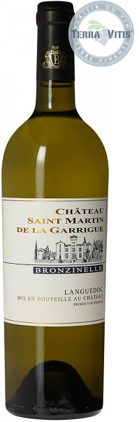 Вино Шато Сен-Мартан де ля Гарриг Бронзинелли Блан (Bronzinelle Organic Wine) белое сухое 0,75л 14%