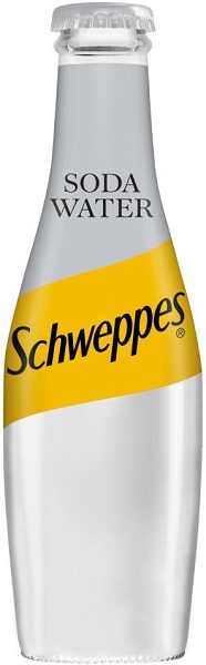 Напиток Швепс Сода (Schweppes Soda) газированный 200 мл в стеклянной бутылке