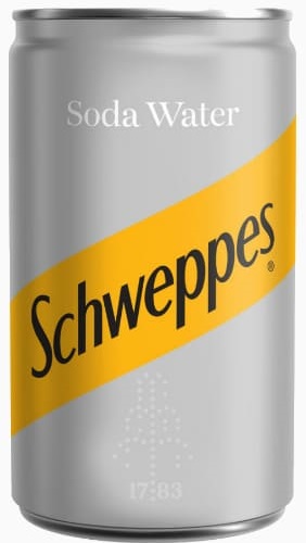Напиток Швепс Сода (Schweppes Soda) газированный 150 мл в жестянной банке