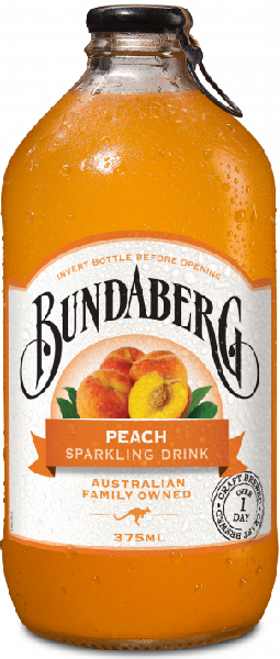 Лимонад Бандаберг Персик (Bundaberg Peach) 375 мл стеклянная бутылка