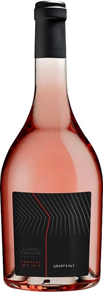 Вино Шато Тамань Терруар Цвайгельт (Chateau Tamagne Terroir Zweigelt) розовое сухое 0,75л 12,5%