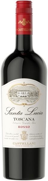 Вино Кастеллани Санта Лючия Тоскана Россо (Santa Lucia Toscana Rosso) красное сухое 0,75л 12%