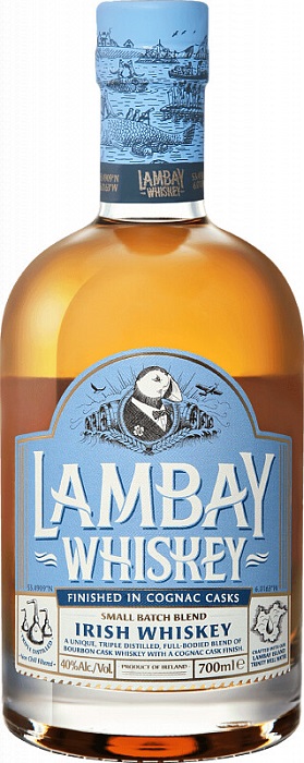 !Виски Ламбэй Смолл Бэтч Бленд (Lambay Small Batch Blend) 5 лет 0,7л Крепость 40%
