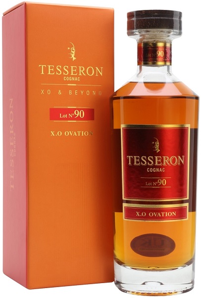 Коньяк Тессерон Лот № 90 Овесьон (Cognac Tesseron Lot № 90 Ovation) XO 0,7л 40% в коробке