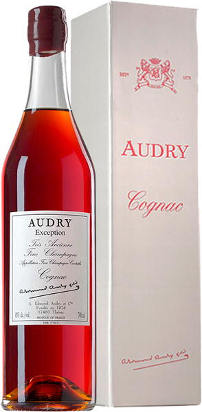 Коньяк Одри Эксепсьон Фин Шампань (Audry Exceptionl) 42 года 0,7л Крепость 43% в подарочной коробке
