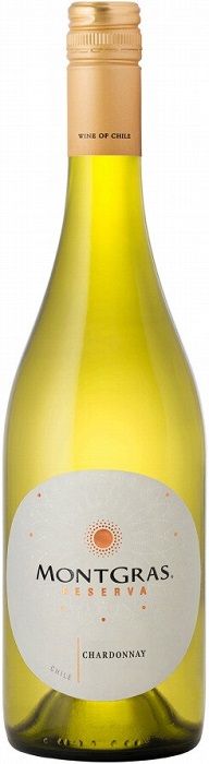 Вино МонтГрас Ресерва Шардоне (MontGras Reserva Chardonnay) белое сухое 0,75л Крепость 14%