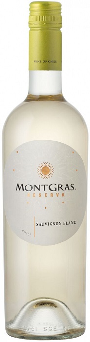 Вино МонтГрас Ресерва Совиньон Блан (MontGras Reserva Sauvignon Blanc) белое сухое 0,75л 13%