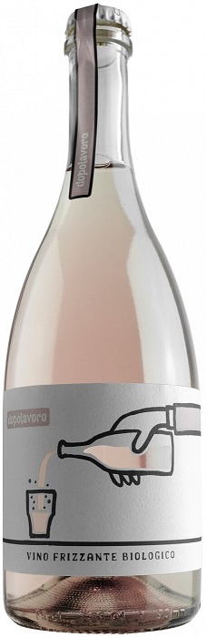 Вино игристое Дополаворо Органик Фризанте Розе (Dopolavoro Organic) розовое брют 0,75л 10,5%