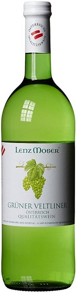 Вино Ленц Мозер Грюнер Вельтлинер (Lenz Moser) белое сухое 1л Крепость 12%