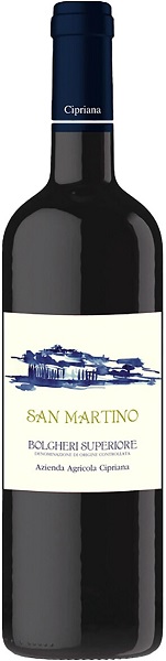 Вино Сан Мартино Болгери Суперьоре (San Martino Bolgheri Superiore) красное сухое 0,75л 14%