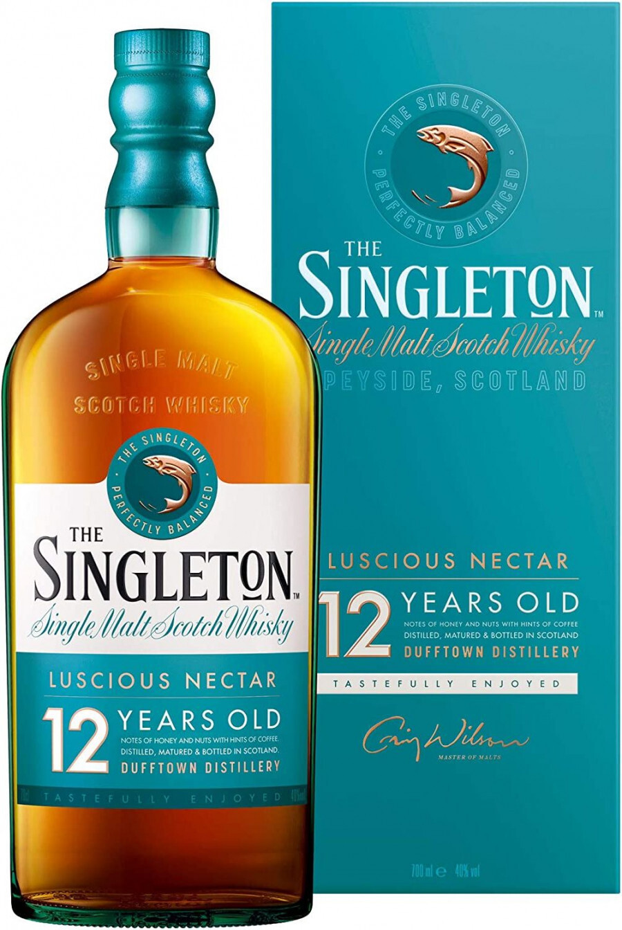 Виски Синглтон оф Даффтаун (Singleton of Dufftown) 12 лет 0,7л Крепость 40% в подарочной коробке