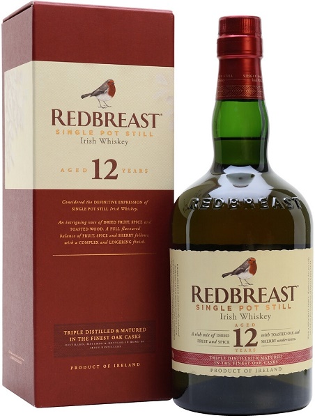 Виски Редбрист 12 лет (Redbreast 12 Years) 0,7л Крепость 40% в подарочной коробке