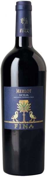 Вино Фина Мерло (Fina Merlot) красное сухое 0,75л Крепость 14%