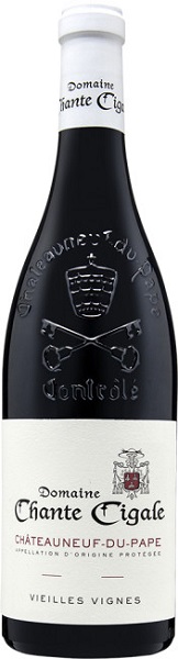 Вино Домен Шант Сигаль Шатонеф-дю-Пап Вьей Винь (Domaine Chante Cigale) красное сухое 0,75л 14%