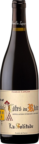 Вино Ля Солитюд Руж Кот дю Рон (La Solitude Rouge Cotes-du-Rhone) красное сухое 0,75л Крепость 14%