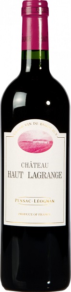 !Вино Шато О-Лагранж Пессак-Леоньян (Chateau Haut-Lagrange Rouge) красное сухое 0,75л Крепость 13,5%